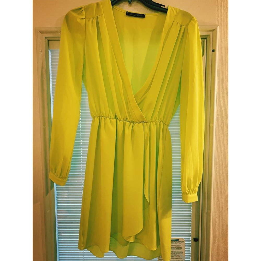 Lime Green Honey Pinch Dress.